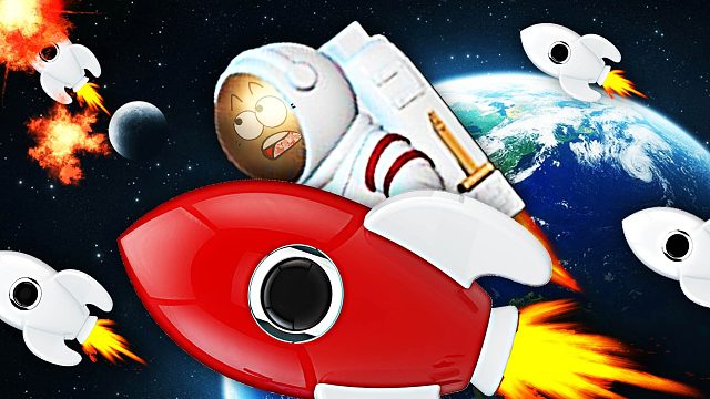 模拟宇航员 为了找回我的帅脸，我一口气吞了8个大饼子！小熙解说