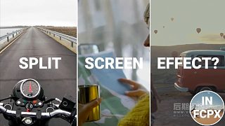 fcpx插件 智能分屏动画制作工具 35组预设自由组合 Smart Split Screen