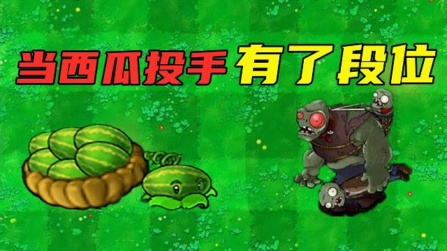 植物大战僵尸：假如西瓜投手有段位，白银段位西瓜会“变身”？
