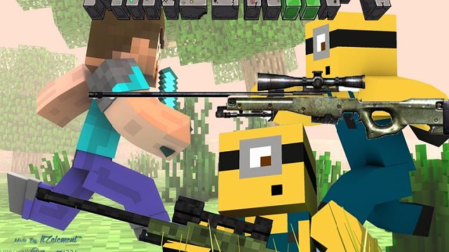 〖扁桃〗堡垒之夜Ep1〓神仙之战〓MC_Minecraft