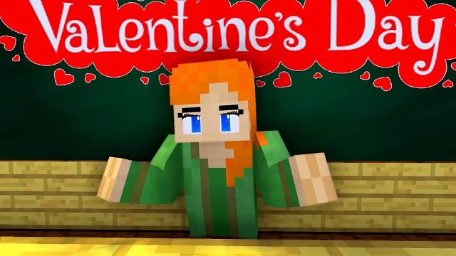 我的世界动画：艾利克斯教小伙伴过情人节！真是太幸福了！