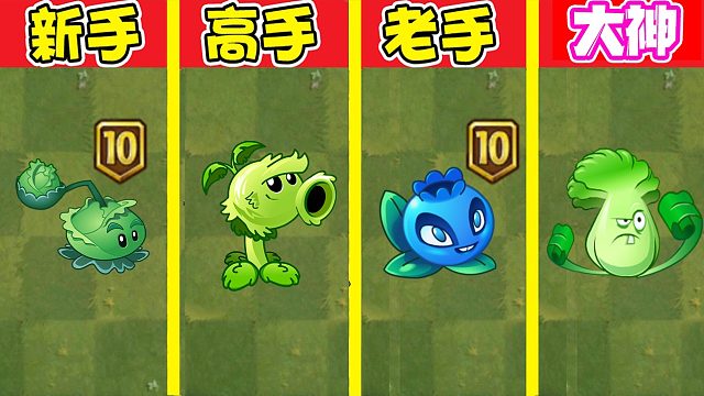 植物大战僵尸：不同植物怎么一植单挑五路！平民植物的主场！