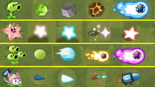 植物大战僵尸：盘点拥有四种不同子弹的植物！一个更比一个强