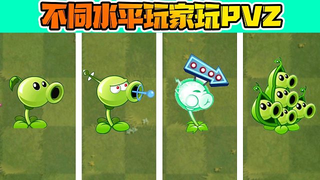 植物大战僵尸：不同水平玩家玩PVZ！小蛙：十年老玩家也没我玩的6