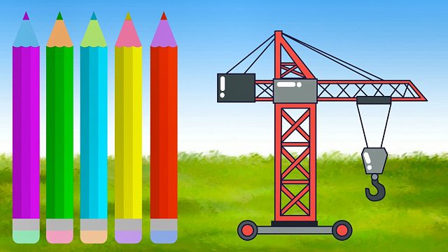 猜一猜，塔吊到底是什么颜色呢？