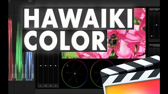 fcpx插件 颜色分级调色工具 色轮面板 支持M1 Hawaiki Color