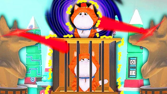 模拟藏猫猫 外星人cos成埃及法老王，造黑洞来地球偷猫！小熙解说