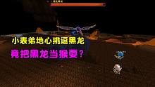 迷你世界荒島生存62：大表哥小表弟地心挑逗黑龍？竟遭到野人圍攻