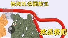 挑戰(zhàn)極限壓邊 包圍幾條蛇王 最后成功全部拿下