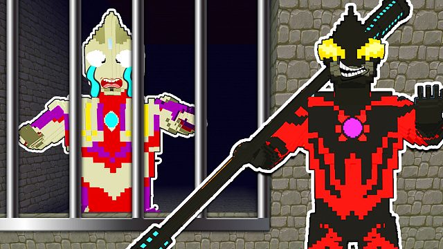 迷你世界：迪迦奥特曼被贝利亚关进监狱，他该如何与其斗智斗勇，逃出监狱？