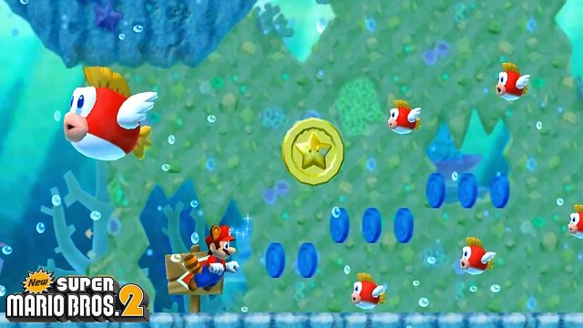 3DS新马里奥兄弟，欢乐水世界