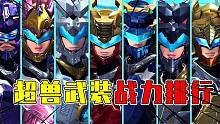 超獸武裝戰(zhàn)力排行：冥王手下四大護(hù)法全部上榜！