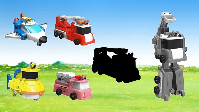 嘟当曼变身多功能工程车，消防车，救护车，宇宙飞船