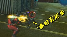 假面骑士巅峰战士：龙骑vs空我和甲斗，空我竟然钻到无双龙里了！