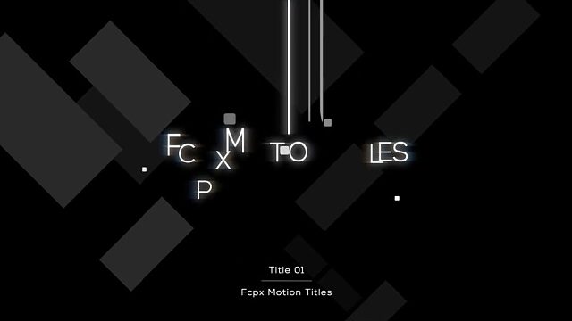 fcpx插件 10组现代像素化故障效果标题预设 Modern Glitch Design Title