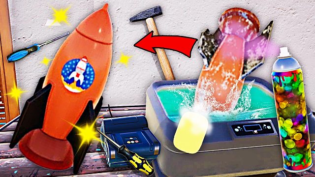 玩具修理工 谁在火箭筒上糊翔翔？修好我就让它上太空！小熙解说