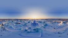 转动你的手机！找到视频中的冰城之心。享有“冰城”美誉的哈尔滨，冬季是其冰雪旅游的“黄金季”。冰雪大世