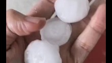 你见过这么大的冰雹吗