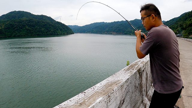 桥上连中2条斑鳜，本以为遇到鱼群了，连续的跑鱼让人彻底无望