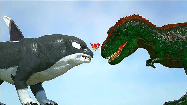 方舟恐龙对战：阿克鲁特vs特里克斯恐龙！战斗一触即发！