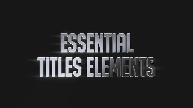 fcpx插件 30+史诗3D电影预告片文字标题动画预设 支持M1 Movie Titles