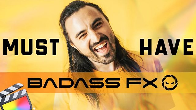 fcpx插件 油管大神酷炫色彩分离棱镜光效分屏效果转场 BadAss FX4 支持M1