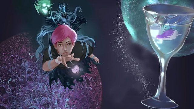 高脚杯全息投影！