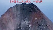 富士山火山震撼喷发，一睹为快