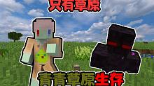世界只剩下草方塊了連水都是燙的 我該如何生存?我的世界