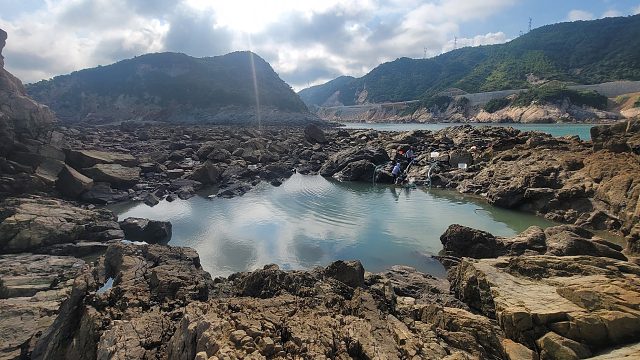 二十斤皮皮虾和青蟹打窝超大水坑，引来几十斤鱼获惊喜一波接一波