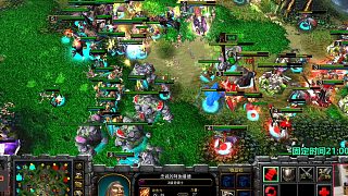 魔獸爭(zhēng)霸4v4 迷你中歐(TOD隊(duì))對(duì)抗賽-4 Yumiko人族視角