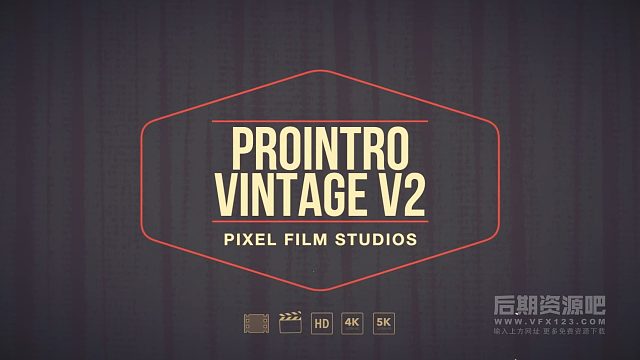 fcpx插件 30组优雅复古片头开场文字标题模板 支持M1 ProIntro Vintage V2