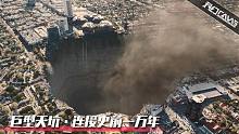 科幻：城市惊现巨型天坑，人们掉入史前1万年世界，离奇怪事不断