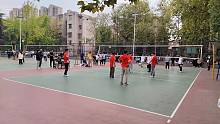 长江大学医学部排球队比赛