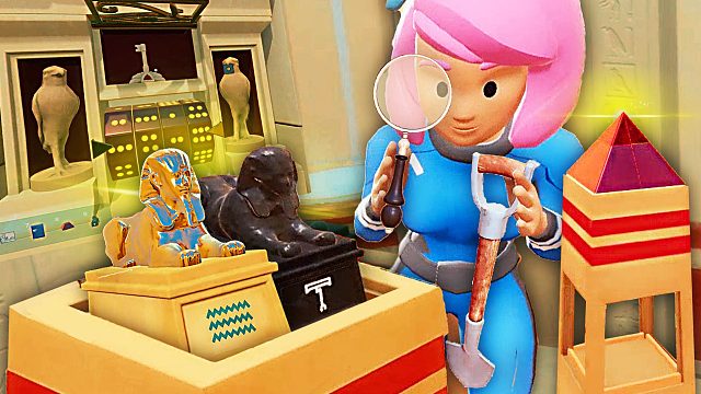 考古模拟器 我把木块丢进法老王溶液里，炼成腐烂油 小熙解说