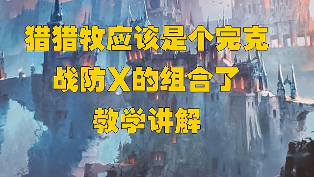 魔兽世界 2500+猎猎牧VS 战防X 攻略教学
