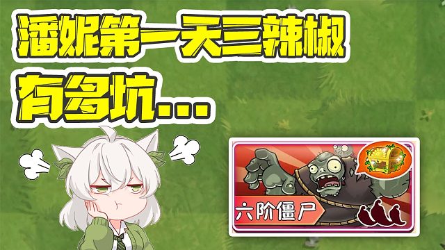 植物大战僵尸：这次潘妮第一天三辣椒也太坑了吧？全都是套路
