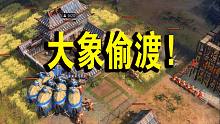 【帝國時代4】德里蘇丹團戰(zhàn)整蠱玩法：野兵營飛大象