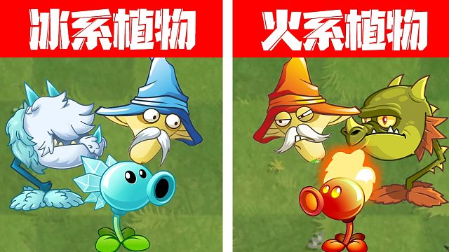植物大战僵尸：冰系和火系植物谁更强？大嘴表示各有利弊！