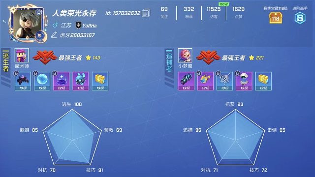 《逃少手游》很投缘的优质路人吖