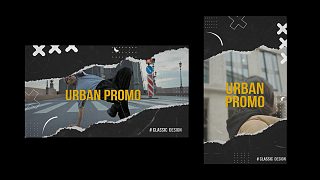 fcpx插件 撕纸动画效果动感都市风格图文展示片头模板 支持M1 Torn Urban Promo