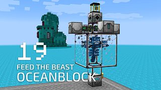 OceanBlock《Ep19 如何获得以太气体》我的世界多模组海岛生存实况视频 安逸菌解说