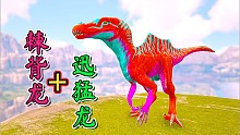 方舟奇怪生存25：迅猛龙加上棘背龙的结合体？可以水上漂！