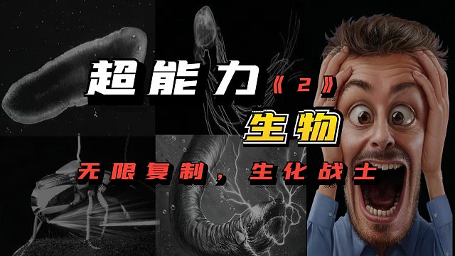 超能力生物，能自己制造生化武器，雷电法王，还能无限复制本体，太强了