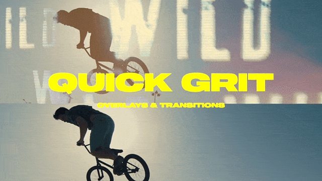 视频素材 50+炫酷快速混乱污渍涂鸦纹理叠加素材 视频制作者常备 QUICK GRIT