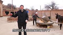 村里奶奶闲不住清早赶驴拉磨，二后生给换灯泡、陪聊天，格外温馨