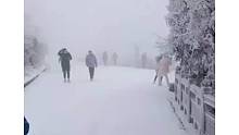 2021年的第一场雪。