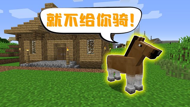我的世界城市建设21：想要拥有第一个坐骑，却发现驯服不了小马