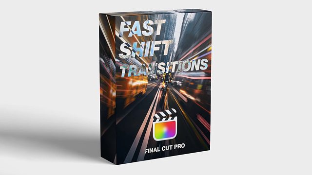 fcpx插件 13组网红流行快速无缝过渡转场 支持M1 Fast Shift Transition