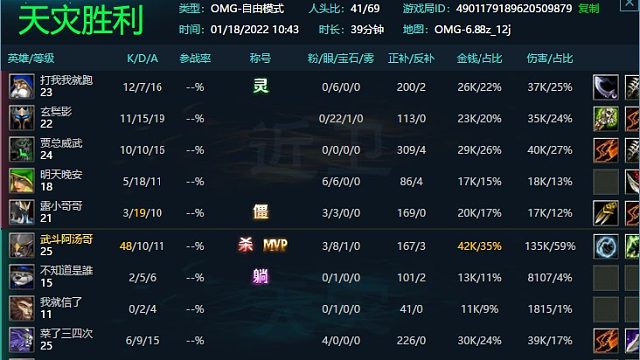 3打5超级兵翻盘，48杀幻影刺客PA